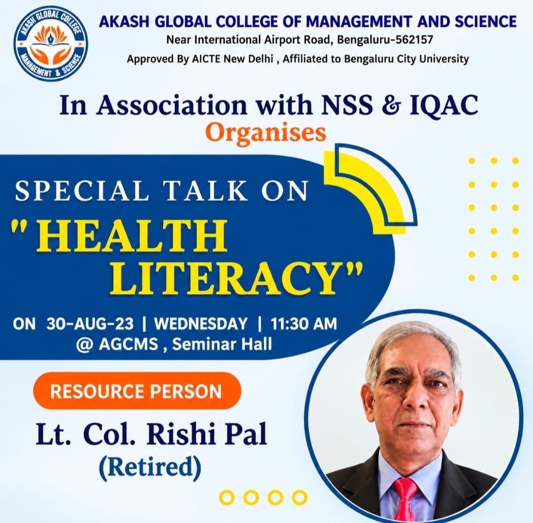 Akash Global College health literacy campaign image 1