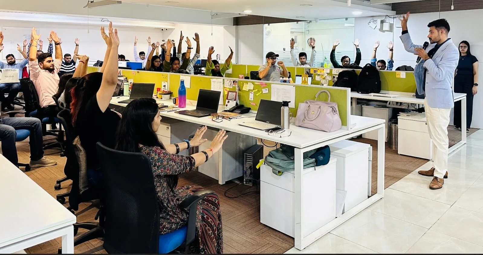 Workplace wellness session